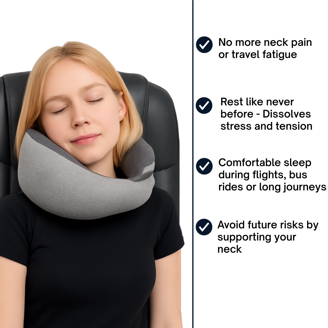 ComfiRelief™ Neck Travel Pillow - Comfy Simplicity