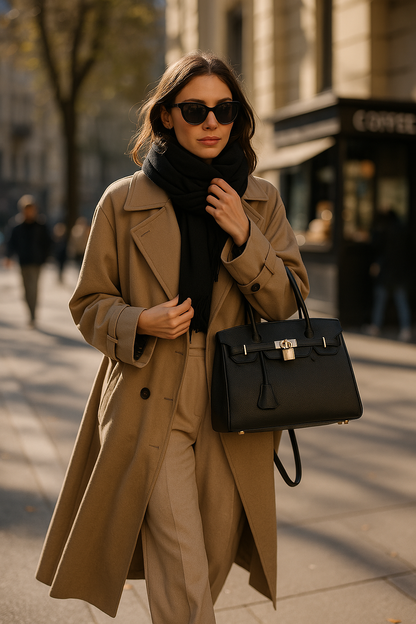 Luxe™ Lederhandtasche