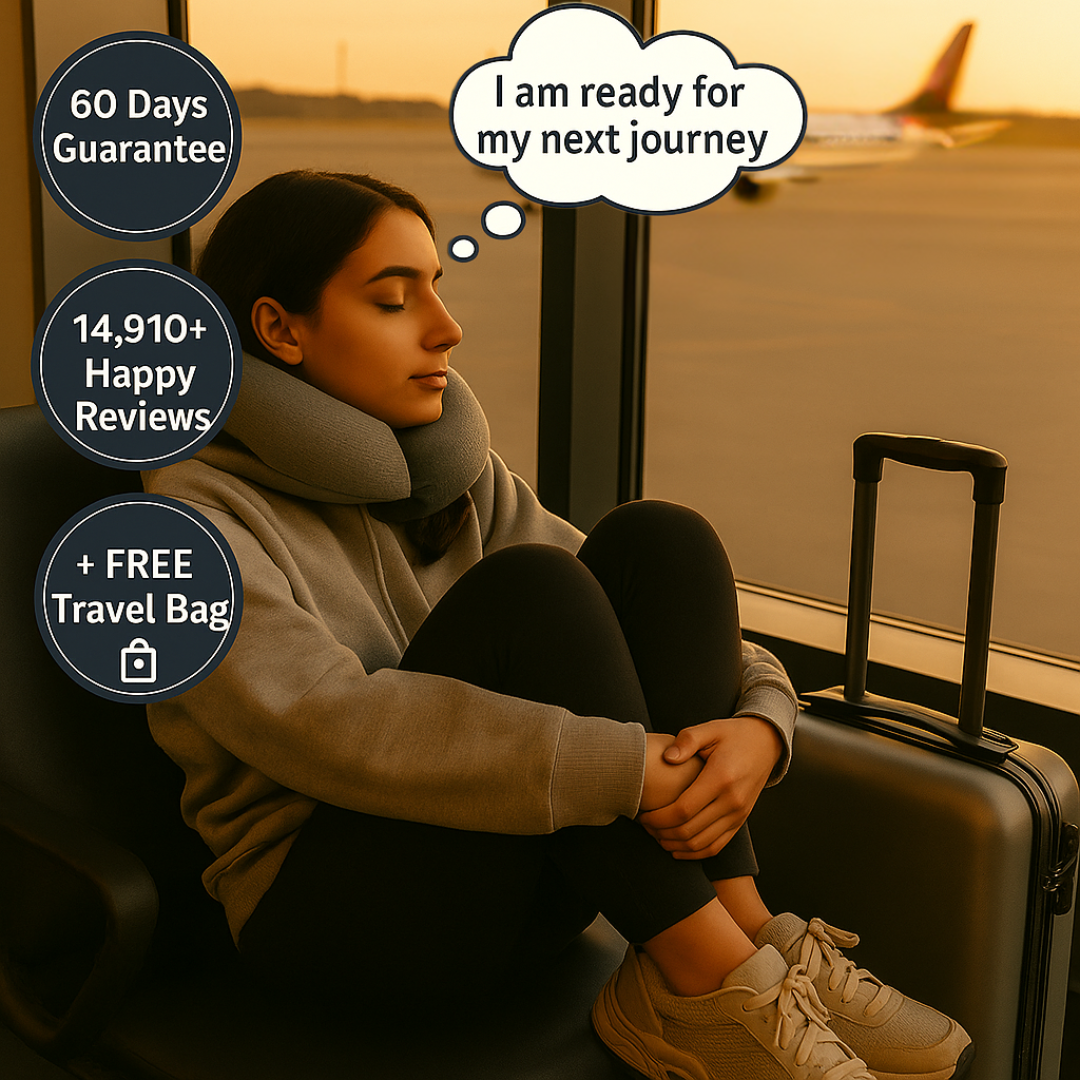 ComfiRelief™ Neck Travel Pillow - Comfy Simplicity