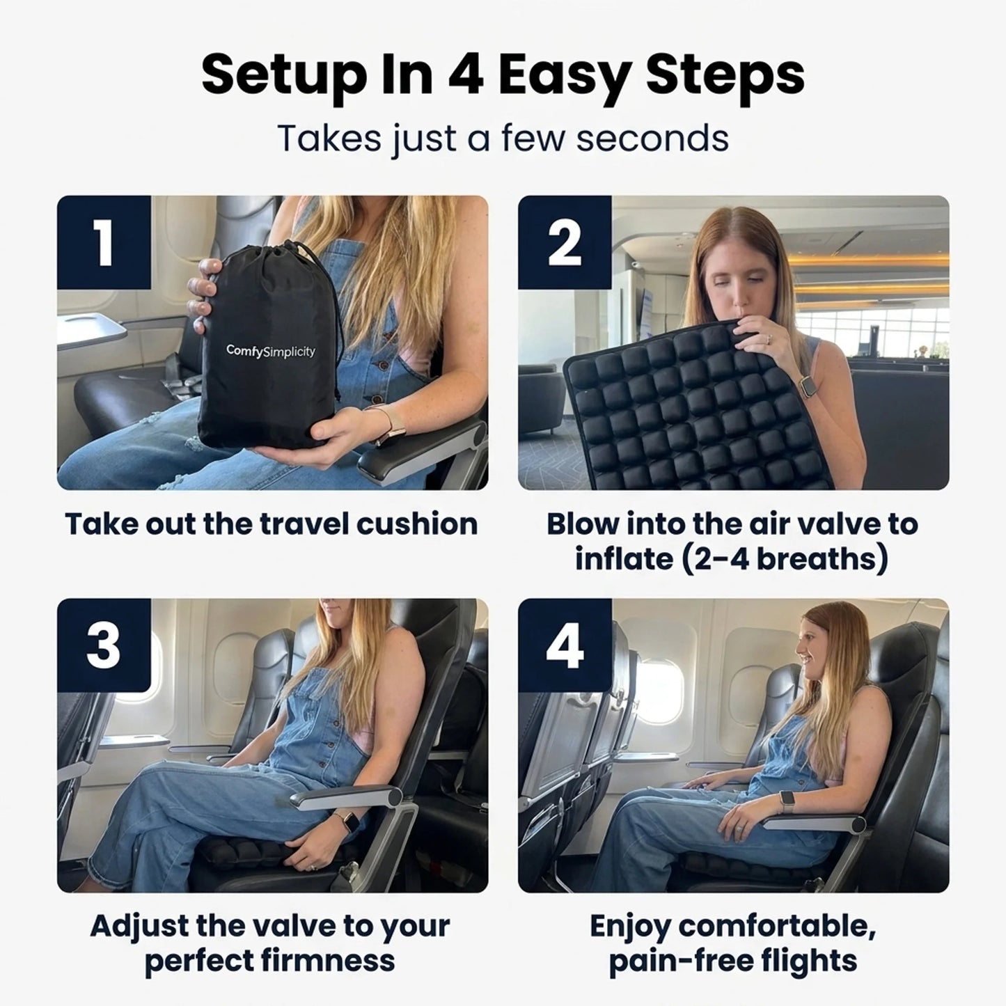 ComfiRelief™ Travel Cushion - Comfy Simplicity