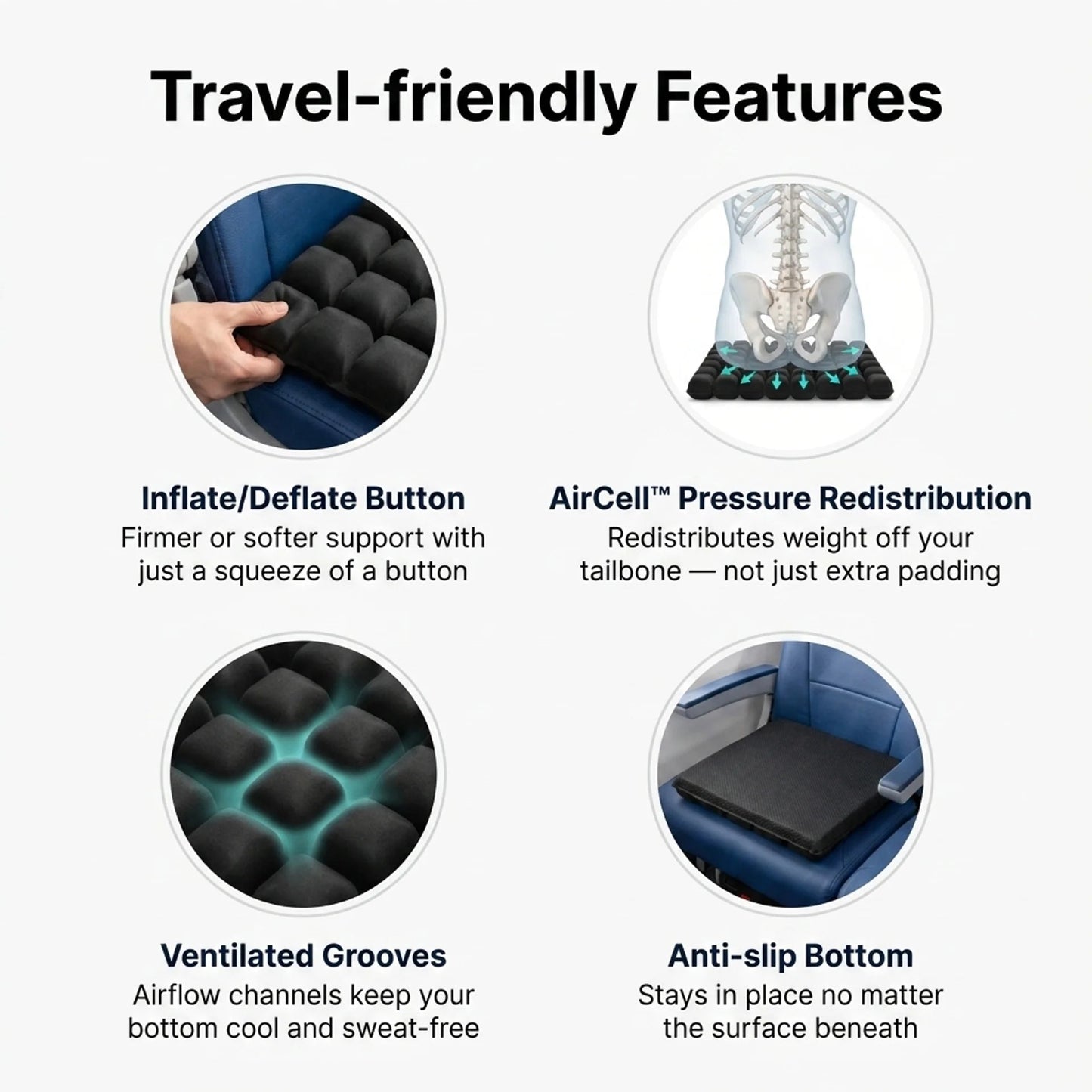 ComfiRelief™ Travel Cushion - Comfy Simplicity