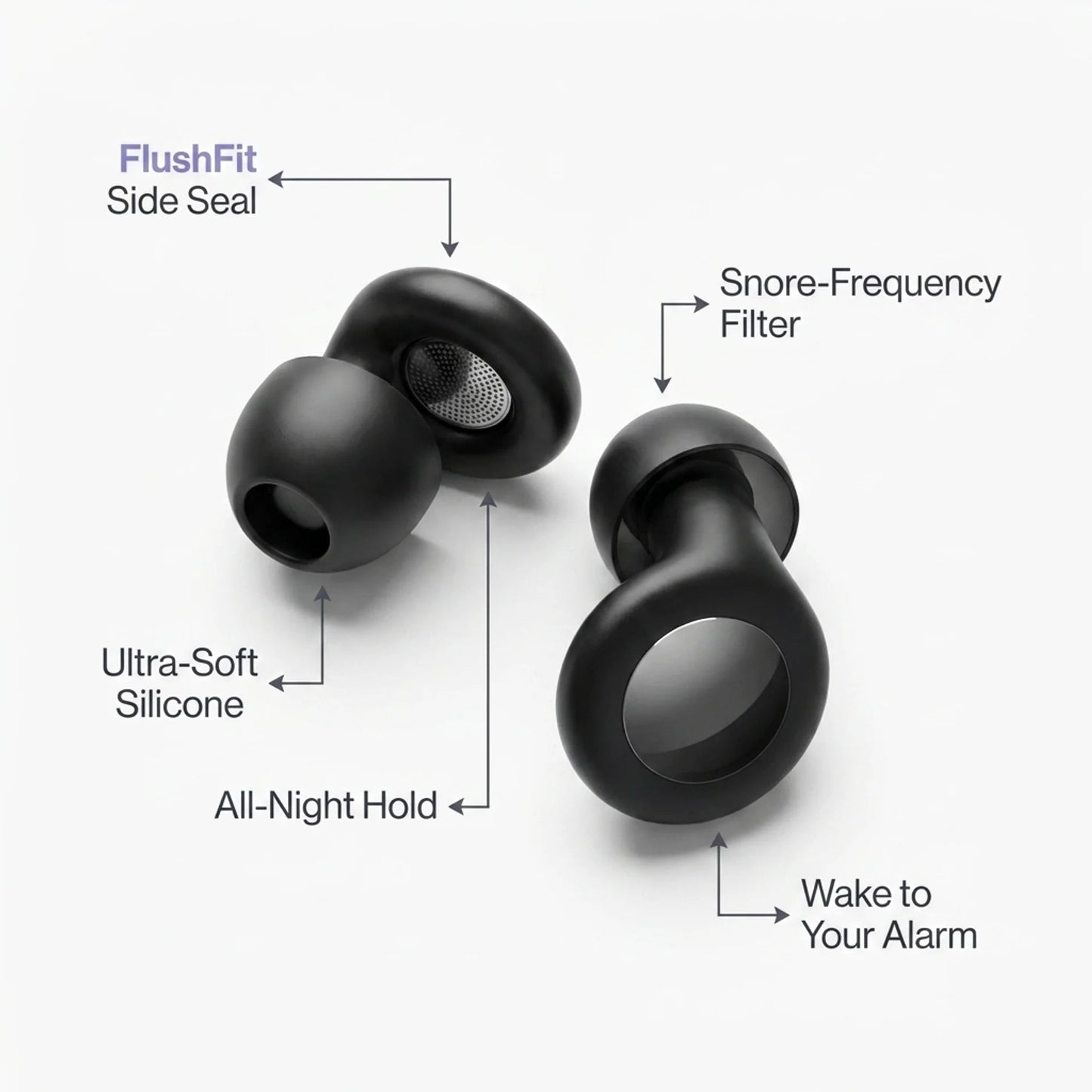 DreamSide Anti-Noise Earplugs - Comfy Simplicity