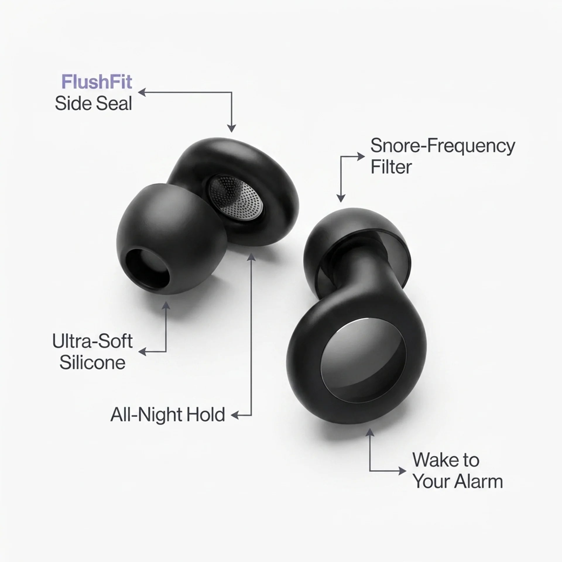 DreamSide Anti-Noise Earplugs - Comfy Simplicity