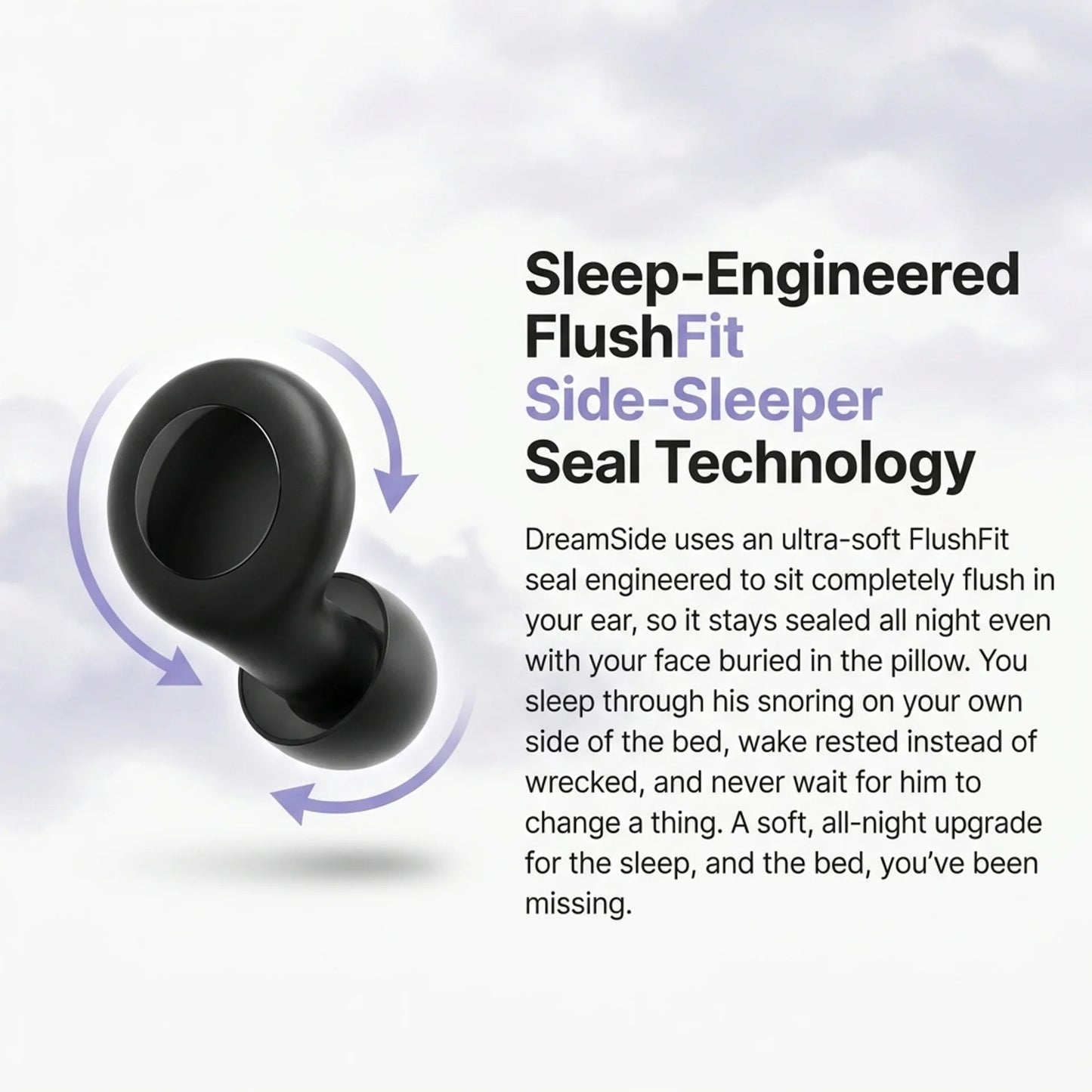 DreamSide Anti-Noise Earplugs - Comfy Simplicity