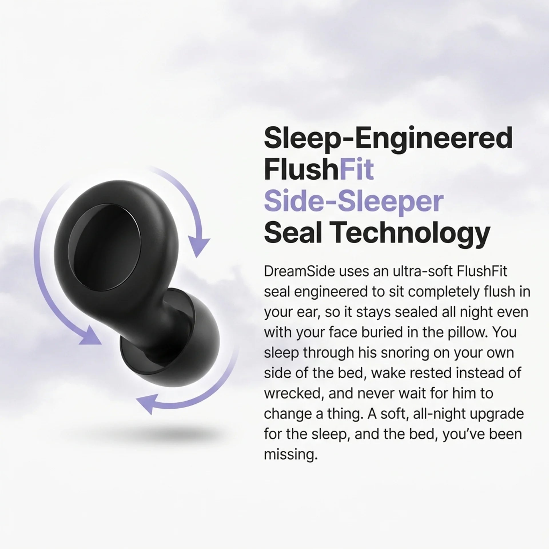 DreamSide Anti-Noise Earplugs - Comfy Simplicity