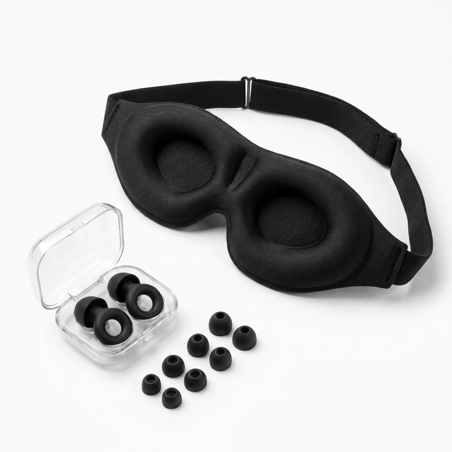 Noise - Reducing Earbuds + Sleep Mask Bundle - Comfy Simplicity