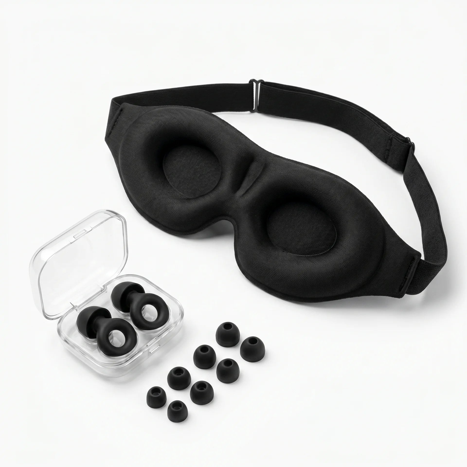Noise - Reducing Earbuds + Sleep Mask Bundle - Comfy Simplicity
